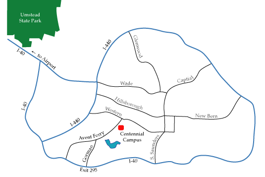 Raleigh Map